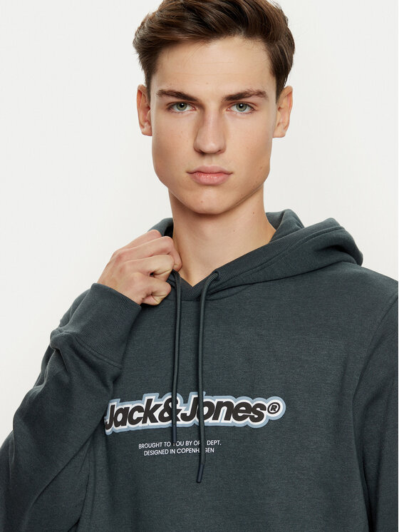 Jack&Jones Jack&Jones Majica dugih rukava Vesterbro 12265766 Zelena Relaxed Fit