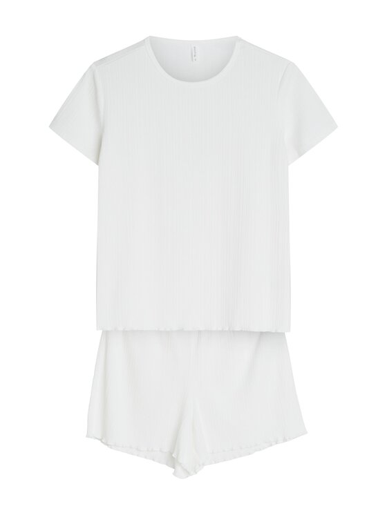 Esotiq Esotiq Piżama 45994 Biały Regular Fit