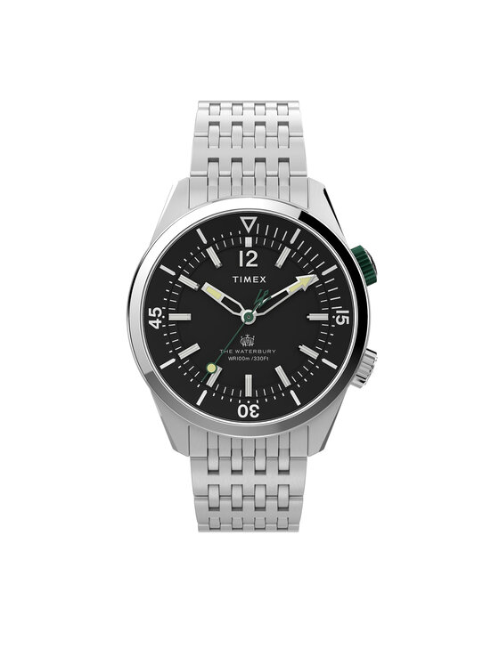 Timex Sat Waterbury TW2V49700 Srebrna