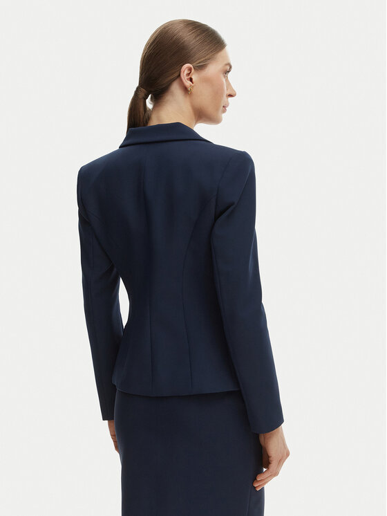 Rinascimento Rinascimento Švarkas CFC0128649003 Tamsiai mėlyna Slim Fit