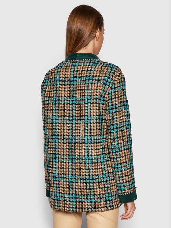 PINKO Pinko Suknjič Taidong AI 21-22 BLK01 1G16UU 8572 Pisana Regular Fit