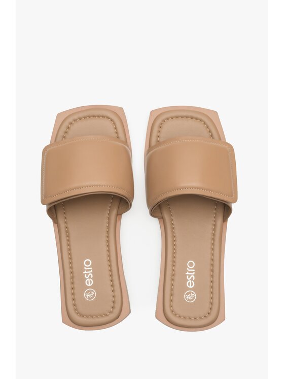 Estro Estro Παντόφλες ER00113391 Καφέ