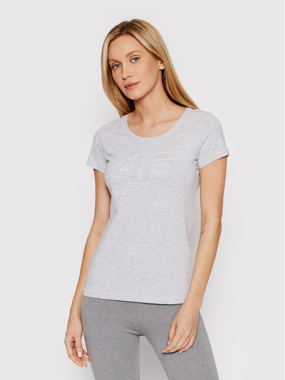 T-Shirt, rozmiar L, Szare, H4L22-TSD353