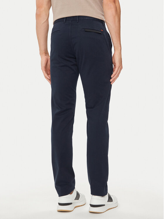 BOSS Boss Chinosy 50510933 Granatowy Slim Fit