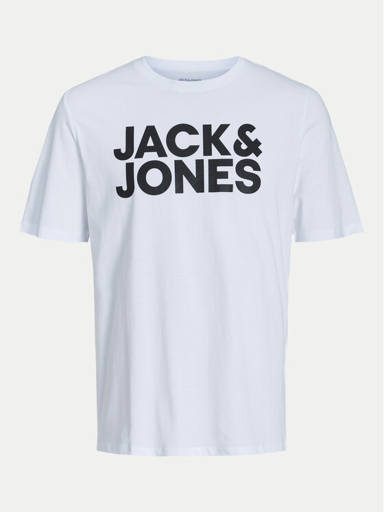 Jack&Jones Jack&Jones Majica Corp Logo 12151955 Bela Standard Fit