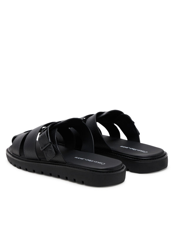 Calvin Klein Jeans Calvin Klein Jeans Klapki Sq Molded Sandal Fisherman YM0YM01220 Czarny