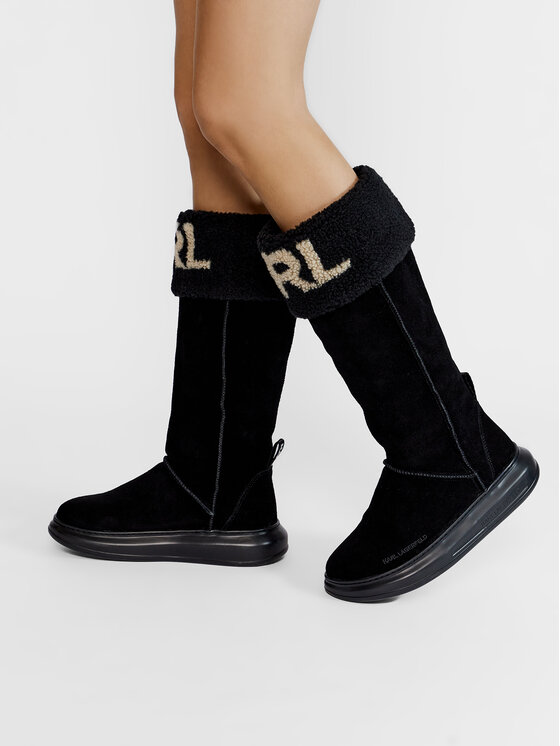 KARL LAGERFELD KARL LAGERFELD Ботуши KL44582 Черен