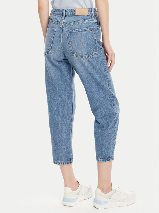 Tommy Hilfiger Tommy Hilfiger Jeans hlače WW0WW44365 Modra Tapered Fit