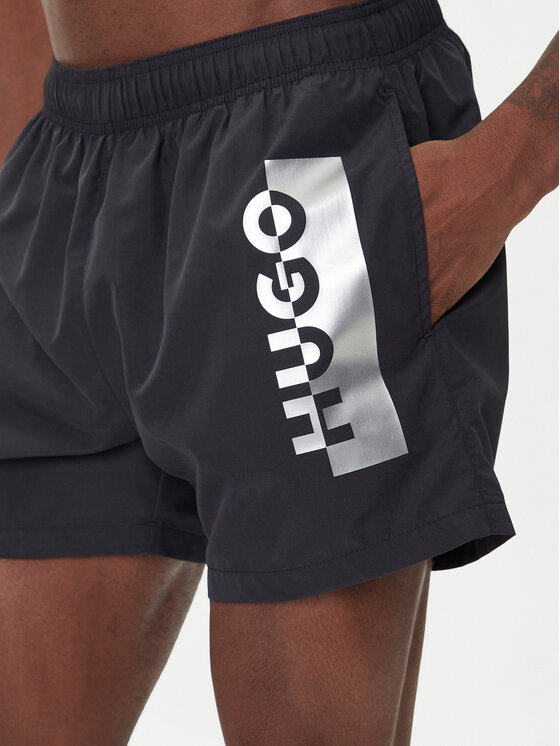 HUGO HUGO Badeshorts Silver 50549864 Schwarz Regular Fit