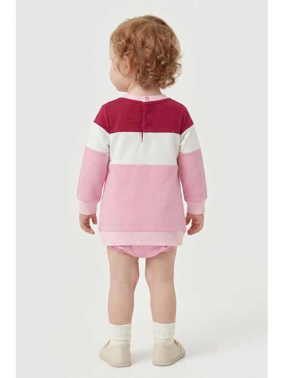 Guess Kids Guess Kids Sukienka codzienna 183706 Różowy Classic Fit