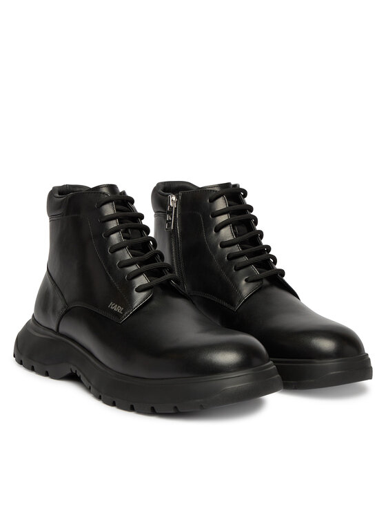 KARL LAGERFELD KARL LAGERFELD Gležnjarji Magnus KL10650 Črna