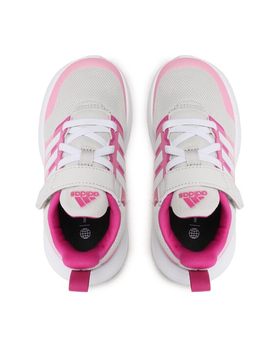 adidas adidas Superge Fortarun 2.0 Cloudfoam Sport Running Elastic Lace Top Strap Shoes HR0281 Siva