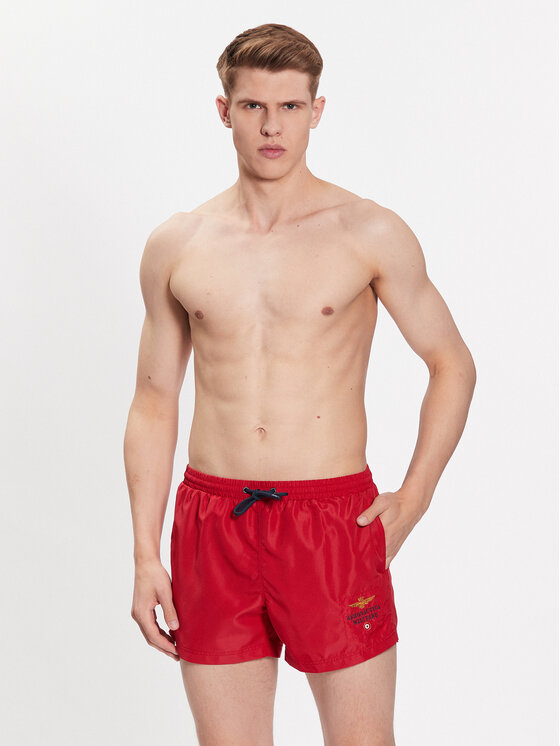 Aeronautica Militare Aeronautica Militare Plaukimo šortai 231BW205CT2967 Raudona Regular Fit