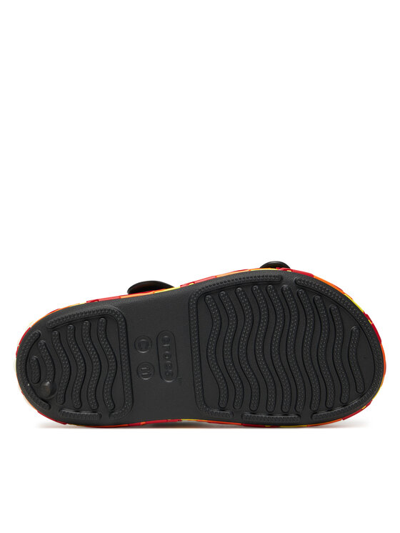Crocs Crocs Sandały Crocband Cruiser Flames Sandal Kids 211268 Czarny