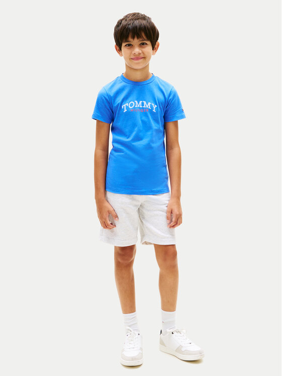 Tommy Hilfiger Tricou KB0KB10290 Albastru Regular Fit