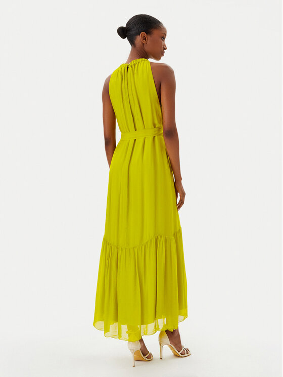 Haveone Haveone Rochie de vară AFF-N004 Verde Loose Fit