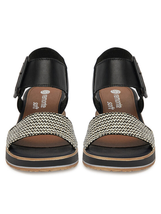 Remonte Remonte Sandały D6453-01 Czarny