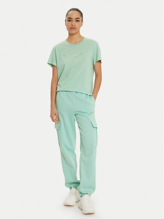 Champion Champion Футболка 117650 Зелений Slim Fit