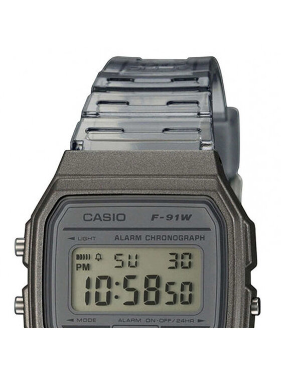 Casio Casio Hodinky F-91WS-8EF Sivá