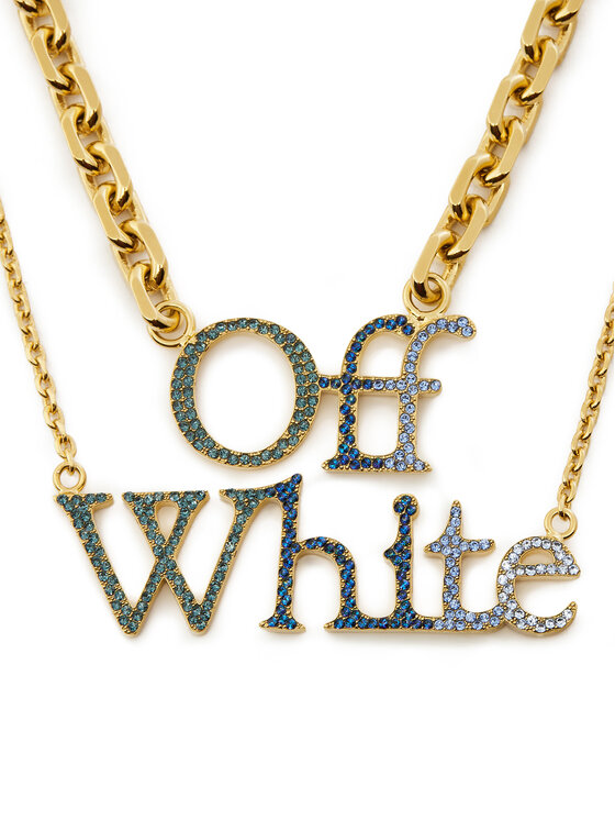 Off-White Off-White Ogrlica OWOB097S23MET0028445 Zlata