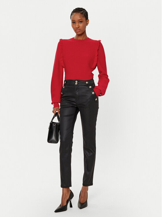 Morgan Morgan Kampsun 242-MGENEVA Punane Slim Fit