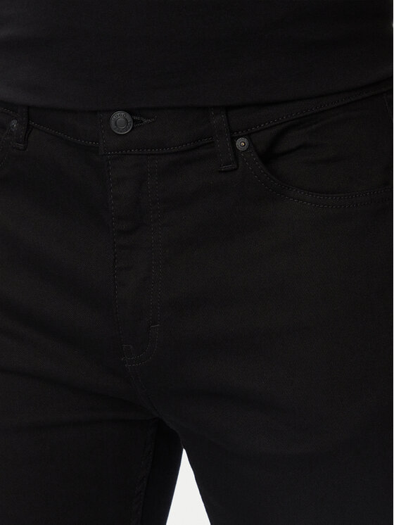 HUGO HUGO Jeansy 708  50570061 Czarny Slim Fit