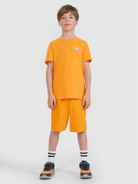 4F 4F T-Shirt 4FJRSS25TTSHM2642-70S Πορτοκαλί Regular Fit