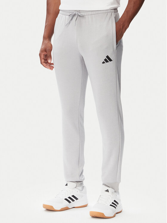 adidas adidas Dres Big Logo Hooded Tracksuits KB8809 Szary Regular Fit