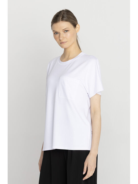 Deni Cler Milano Deni Cler Milano T-Shirt T-DC-T208-F2-10-10-1 Biały Regular Fit