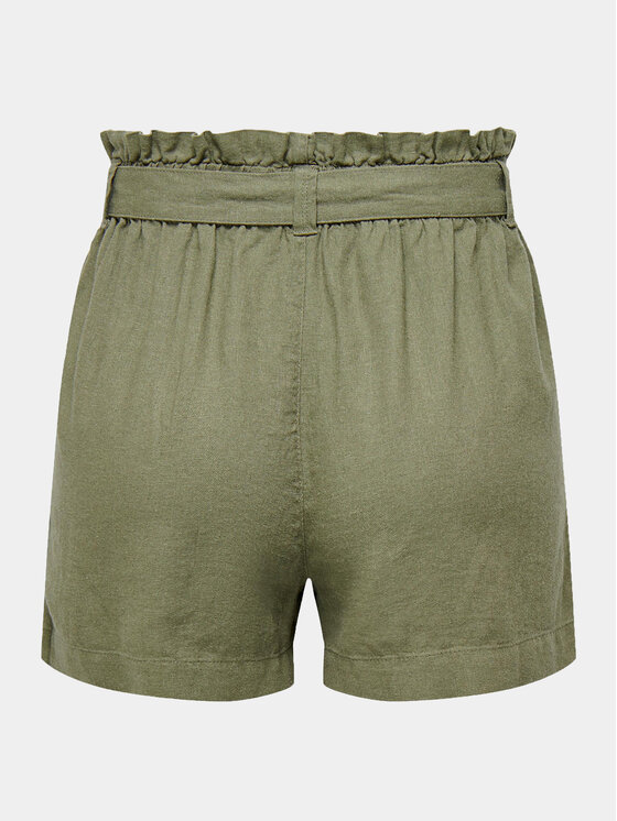 JDY JDY Szorty materiałowe Say 15225921 Zielony Regular Fit