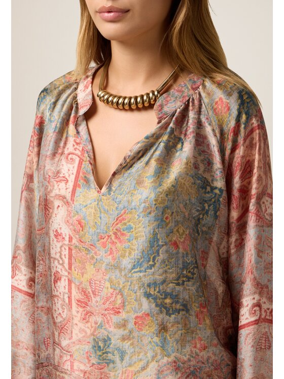 Oltre Oltre Blusa 2019J000784N0R6 Écru Regular Fit