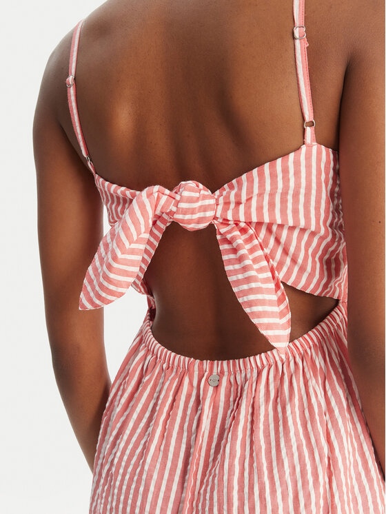 Roxy Roxy Letní šaty Tropical Glow ERJWD03945 Růžová Regular Fit