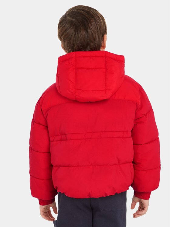 Tommy Hilfiger Tommy Hilfiger Зимно яке New York KG0KG07551 Червен Relaxed Fit