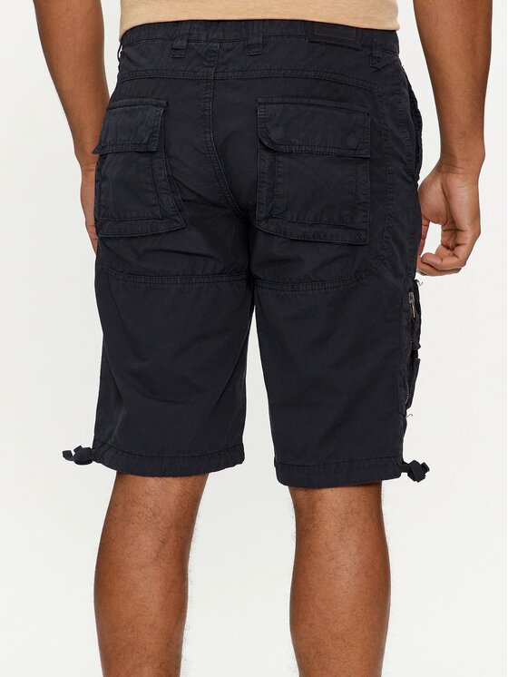 Aeronautica Militare Aeronautica Militare Bermuda Bermuda Anti-G in gabardina Blu Regular Fit