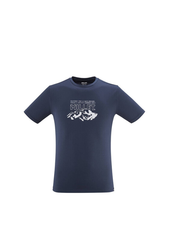 Millet Millet T-Shirt Millet Mountain Ts Ss M Granatowy Comfort Fit