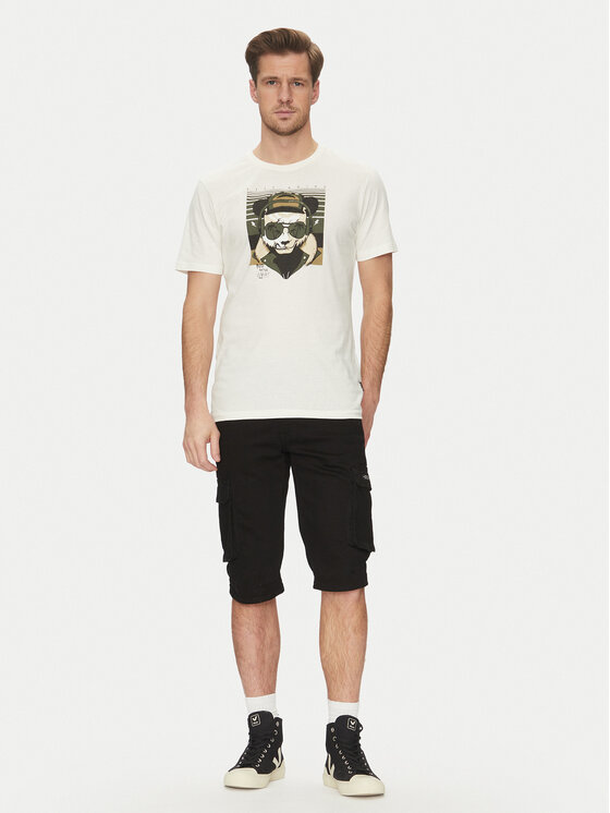 Blend Blend Tricou 20717766 Alb Regular Fit