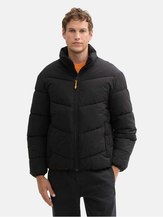 Tom Tailor Denim Tom Tailor Denim Зимно яке 1041776 Черен Relaxed Fit