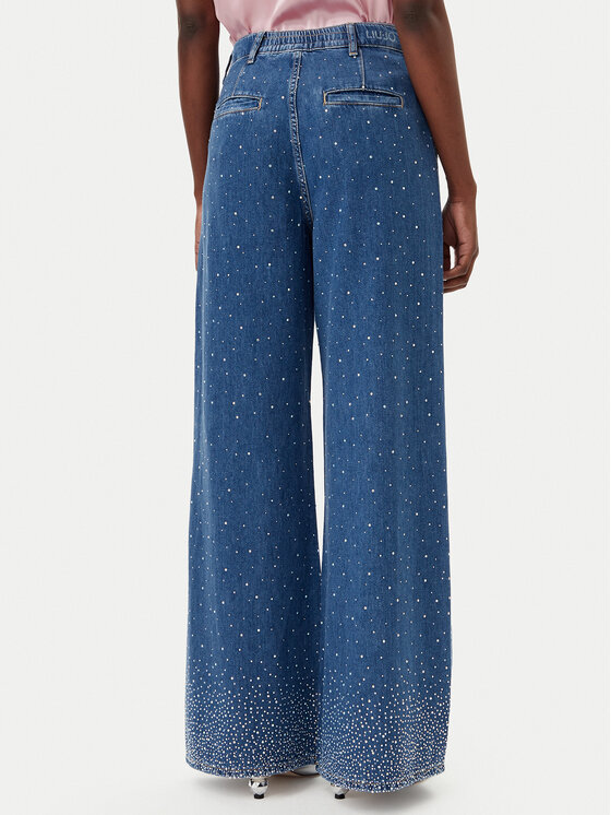 Liu Jo Liu Jo Jeans hlače UA5168 DS069 Modra Flared Leg