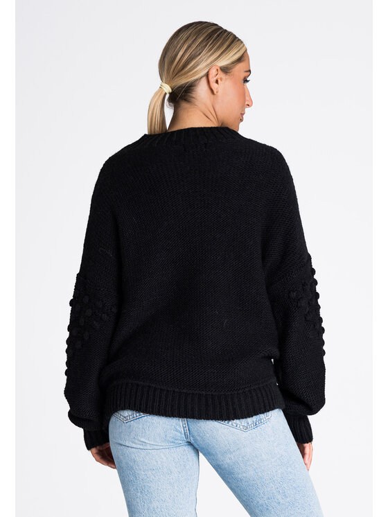 FIGL FIGL Sweter M982 Czarny Regular Fit