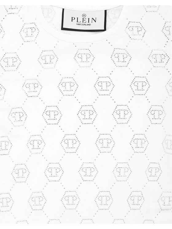 PHILIPP PLEIN PHILIPP PLEIN T-shirt 28173 Bianco Regular Fit