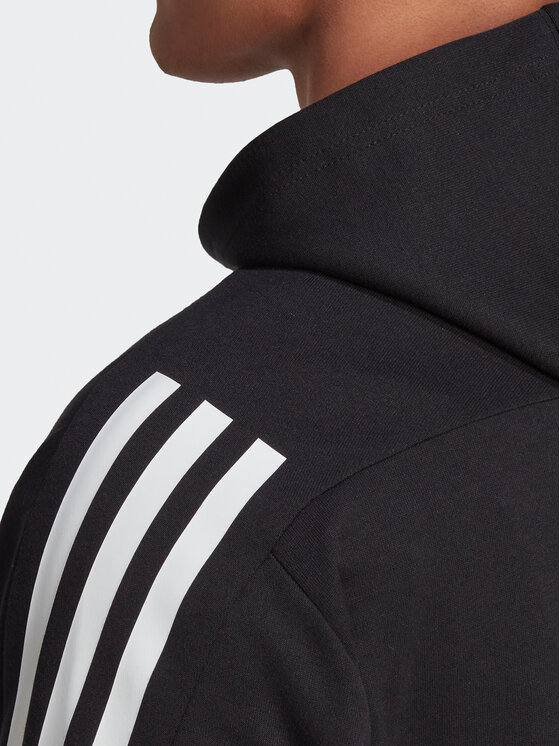 adidas adidas Mikina Future Icons 3-Stripes HK4572 Čierna Regular Fit
