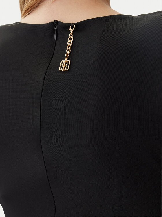 Fracomina Fracomina Вечірня сукня FQ25WD3006W62601 Чорний Slim Fit
