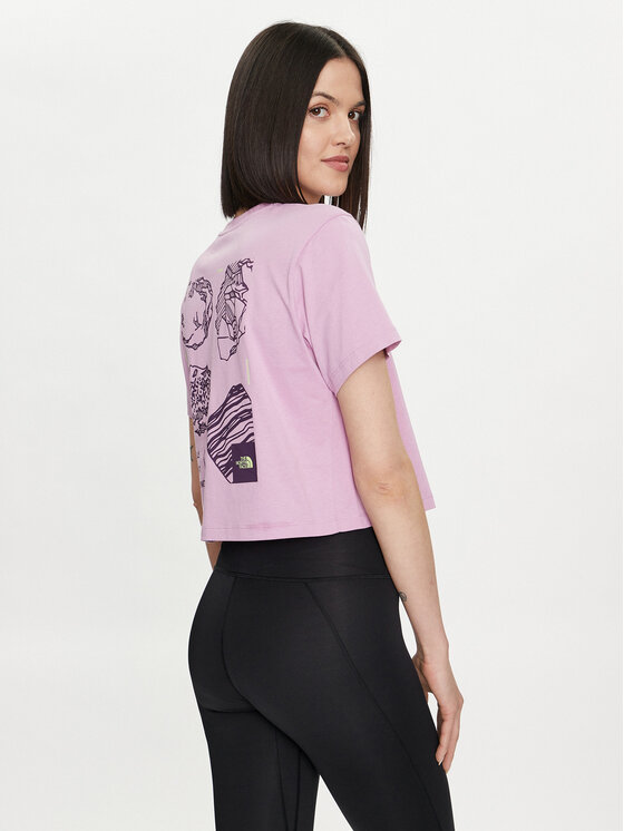 The North Face The North Face T-shirt NF0A880N Ružičasta Regular Fit