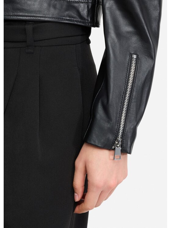 Liu Jo Liu Jo Giacca di pelle MF5174P040522222 Nero Regular Fit