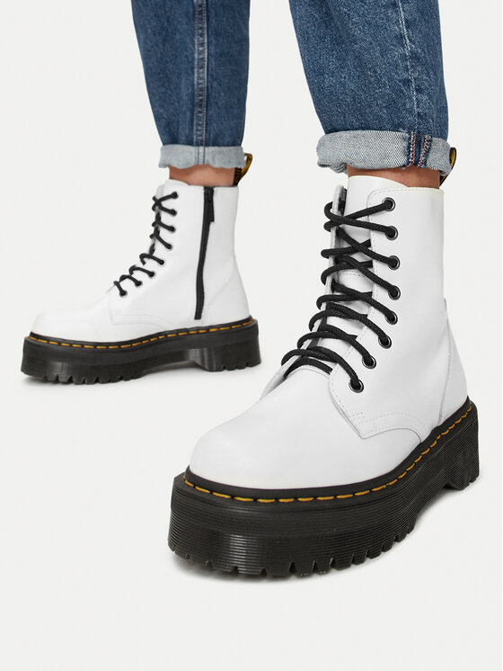 Dr. Martens Bocanci Jadon 15265100 Alb Modivo.ro