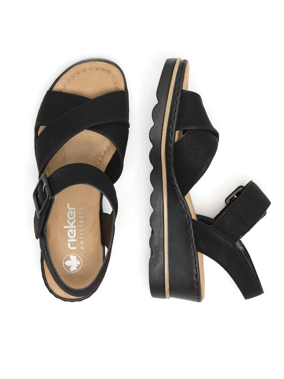 Rieker Rieker Sandales 67463-00 Melns