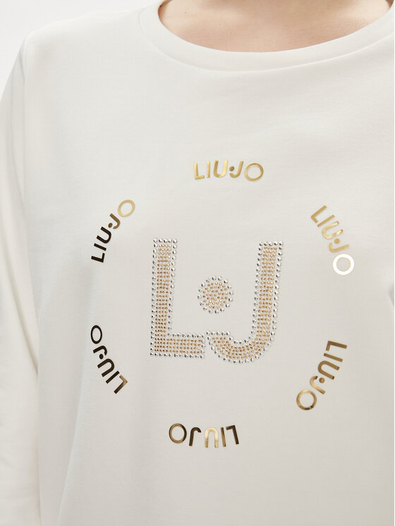 Liu Jo Liu Jo Світшот TA4225 FS090 Écru Regular Fit