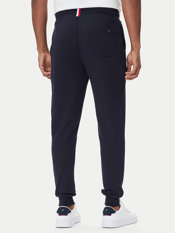 Tommy Hilfiger Tommy Hilfiger Teplákové nohavice Basic Branded MW0MW08388 Tmavomodrá Regular Fit