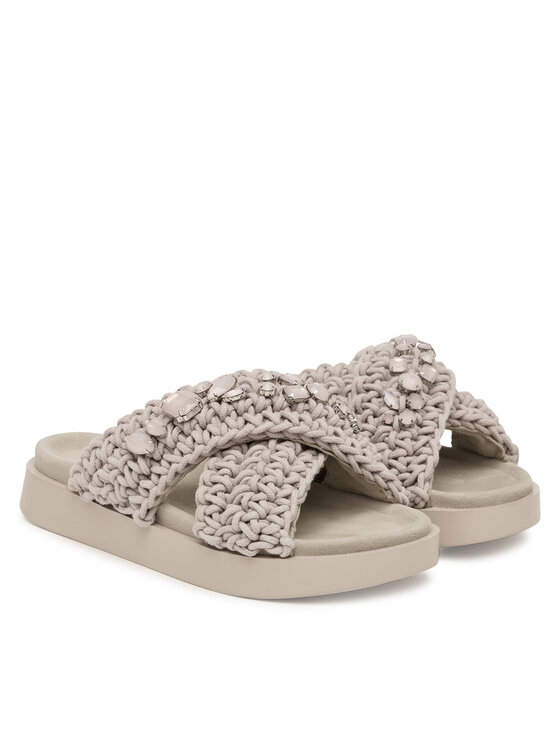 Inuikii Inuikii Παντόφλες Woven Stones 1004.003.0073 Γκρι