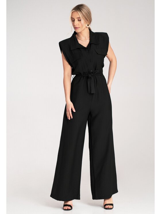 FIGL FIGL Kombinezon M1176 Czarny Regular Fit